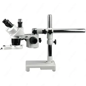 Стереомикроскоп с тринокулярной стрела-AmScope Доставя 20X-30X-40X-60X Стереомикроскоп с тринокулярной стрела + луминесцентна лампа