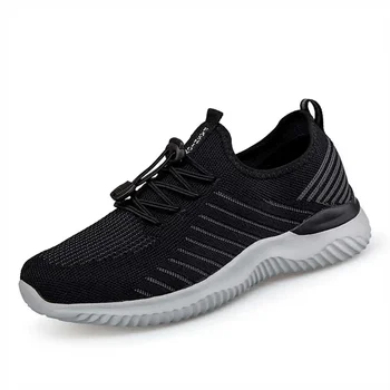 мъжки обувки с вентилация и кръгло бомбе, мъжки маратонки голям размер, мъжки спортни обувки, най-продавани предложения на широка засаждане YDX2