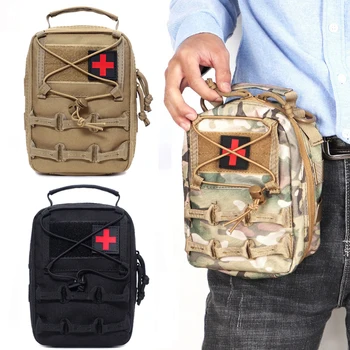Molle Тактическа чанта за комплект за първа помощ EDC Медицинска чанта за оцеляване EMT Пътна чанта за инструменти Военна туризъм поясная чанта Ловна чанта