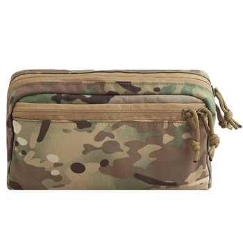 Лека хоризонтална чанта MOLLE Military Основната за лов на открито, многофункционална чанта за съхранение на инструменти, се отваря в две посоки