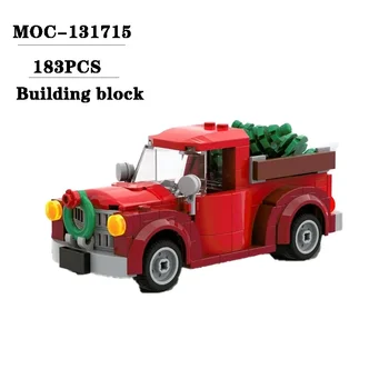 Градивен елемент на MOC-131715 Коледно Дърво Продажба на Модели на Камион Украса 183ШТ Играчки За Момчета Детски Рожден Ден, Подарък за Коледа