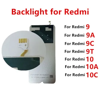 На задната Подсветка, За Xiaomi Redmi 10 10A 10В 9 9А 9В 9T Осветление Подмяна на Ремонт на LCD Дисплея Светлина Филм Екран лека тръба Картон