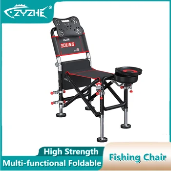 Сгъваем стол за риболов ZYZ, многофункционален, подходящ за различни населени места, здрав, носещ товар Портативен Сгъваем стол къмпинг