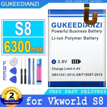 Акумулаторна батерия за мобилен телефон с капацитет 6300 ма за смартфони Vkworld S8 MTK6750T 