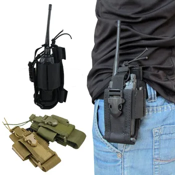 1000D Найлонов калъф Molle, държач за радиостанции, чанта за рамо, ловни принадлежности, Подсумок, оборудване за Еърсофт оръжия на открито