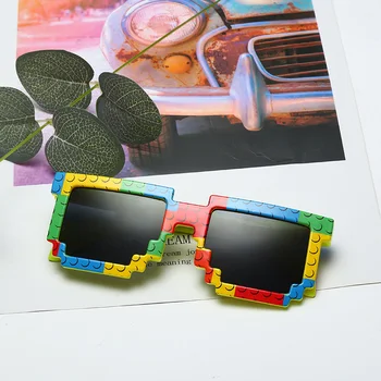 1 бр. Слънчеви очила с Преливащи се цветове за риболов за възрастни, Цветен Блок, Очила с UV400 защита от Мода, Мъжки, Дамски слънчеви Очила