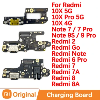 Оригинален USB Порт за Зарядно Устройство, Зарядно устройство За Xiaomi Redmi 10X Pro 5G 8 8A 7A 6 2 Go Жак За Бързо Зареждане Redmi Note 7 9S 9 A2Lite