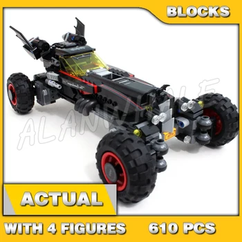 610 бр. Супер-боец The Че Monster Race Близнаци truck mode Gotham 10634 на градивните елементи, съвместими с момчета, детски тухла