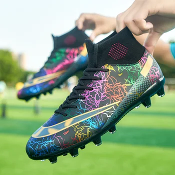 Висококачествени футболни обувки Messi, трайни леки футболни обувки за тренировки по футзалу, Удобни маратонки на Едро 35-47 размер