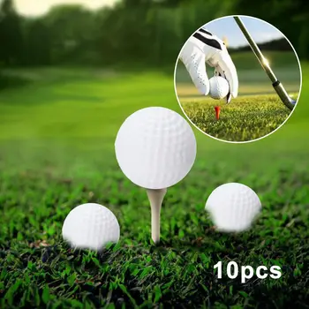 Висококачествен и траен тренировъчен бяла топка, спортен инструмент, на топка за голф с мека текстура, въздушен топката