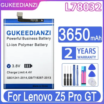 Преносимото Батерия GUKEEDIANZI L78031 L78032 3650 ма за Lenovo Z5 Pro GT Z5Pro High Capacity Battery + Номер на песен