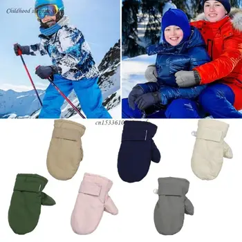 Изолирана зимни ръкавици за деца Зимни ръкавици без пръсти с добавянето на топлина Детски ски ръкавици Директен доставка
