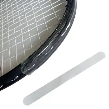 Фрикционните прозрачни етикети върху главата на тенис гребла от TPU намаляват въздействието за
