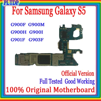 Дънните платки на Android 16 GB За Samsung Galaxy S5 G900F дънна Платка Оригиналната Отключване на 100% Тествана За Samsung G900F Logic Board