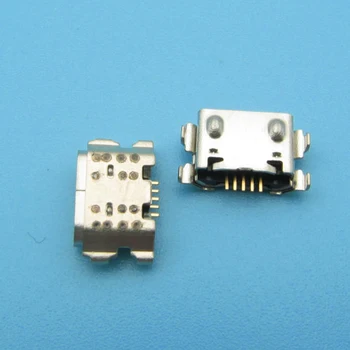 100шт Micro USB 5Pin Конектор Конектор за пренос на данни порт за зареждане хвостовая разклона за Samsung Galaxy А01 A015 A015F/DS Mini USB Jack