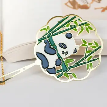 Добра полагане под формата на панда Здрава конструкция Привлекателна Декоративна полагане на Уникален дизайн на Метални маркиране под формата на панда Подаръци