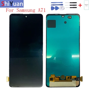 Super Amoled LCD Сензорен Екран Дигитайзер Дисплей За Samsung Galaxy A71 A715F LCD Touch с Подмяна на Обхвата На Събирането на