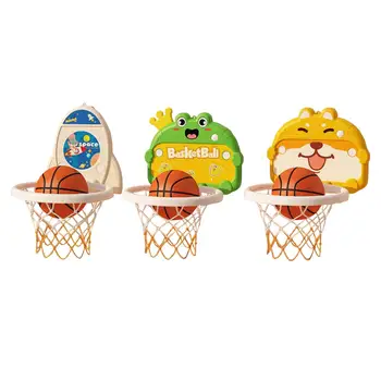 Комплект мини-баскетболни на пръстените Центрове активност Обучава координацията на ръцете и очите Стенни баскетболно дъска за вътрешната врата на Стена спални