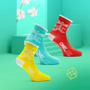 Спортни чорапи Унисекс ONEMIX, Удобни Меки памучни чорапи за ежедневни тренировки на закрито, за джогинг, чорапи-чорапи