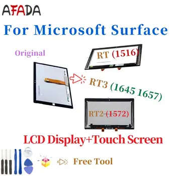 ААА + Нов LCD дисплей За Microsoft Surface 3 RT3 1645 1657 LCD Surface RT 1516 LCD Surface RT2 1572 LCD дисплей Със Сензорен екран В събирането на