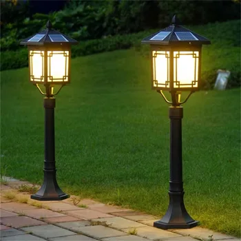 Класическа градинска лампа за косене на TEMAR LED Водоустойчиви електрически къща за украса на пешеходна пътека в градината
