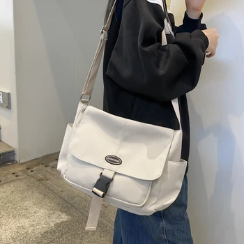 Нова ежедневна чанта през рамо за пътуване до работа, лесна и проста найлон голям капацитет, универсални чанти за съхранение на открито