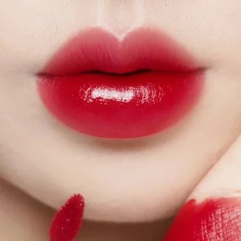 Хидратиращ Гланц за устни 2 в 1 Crystal Секси Red Lip Stain Matte Глазура За Устни Грим Пухлая Течна Червило, Руж За Устни и Козметика