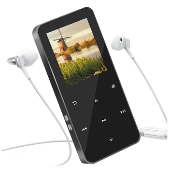 MP3-плейър С Bluetooth 5.2 Преносим Висококачествен Музикален плеър Без загуба на Звук С Карта Памет от 128 GB / Високоговорител / За четене на електронни книги Здрав