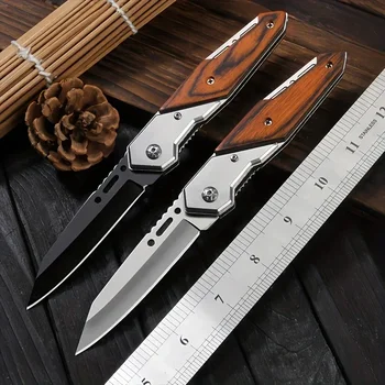 High-performance сгъваем нож за пикник на открито, ръчен нож за самозащита, остър нож за плодове с множество функции