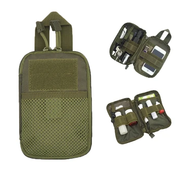 Военна чанта EDC Molle Окото Инструменти подсумки за аксесоари 600D Найлон Тактически скута ловни чанти Уличен фенер Джоб за магазин