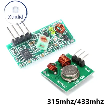 Модул на Честотите на Предавателя и Приемника на 315 Mhz 433 Mhz за Arduino/ARM/MCU WL Безжичен Модул за Дистанционно Управление Такса Електронен САМ Kit
