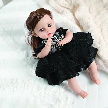 Готовата Кукла за новородено Bebe Reborn Кукла 14 Инча с хубав личиком и хлопковым тяло, Модна кукла 