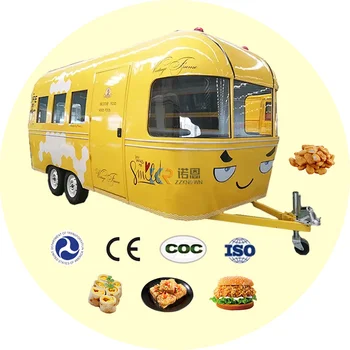2023 Нов вид улично кафе на микробуса Количка за обществено хранене Бургери, пържени Картофи, Сладолед Автобус Мобилни количка за превоз на храна
