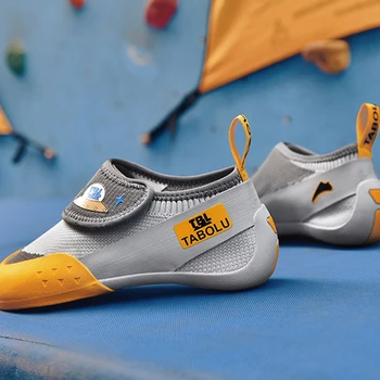 Качествена професионална обувки за тренировки по скално катерене, боулдерингу, младежки, детски мини футболни обувки за катерене, детски маратонки за боулдеринга