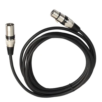 3-пинов кабел DMX Сигнал XLR от мъжа към жената, балансиран змия кабел за плейъри