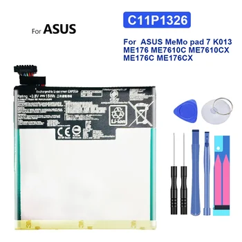 C11P1326 Взаимозаменяеми Батерия За ASUS MeMo pad 7 pad7 K013 ME176 ME7610C ME7610CX ME176C ME176CX 3910 ма с Код за проследяване