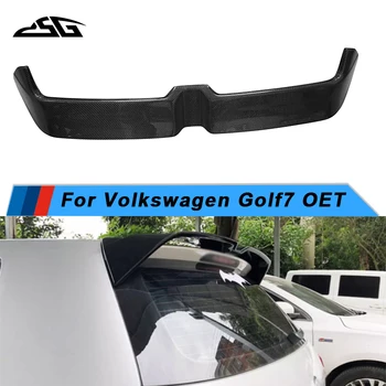 За Volkswagen Golf 7 OET от въглеродни влакна Заден Спойлер на Багажника Употреба на Ръба на Крилото Обновяване на Задното Крило на Автомобила