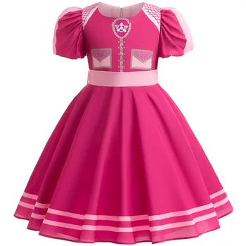 Нова розова рокля с пеперуда за момичета на вси светии, Коледа cosplay, училищен театрален костюм за ролеви игри